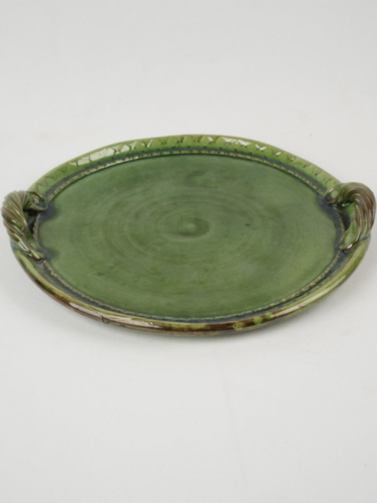 Handcrafted South of France serving dish