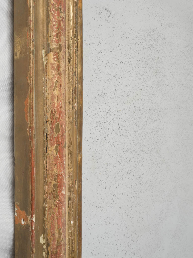 Elegant vintage French mantle mirror