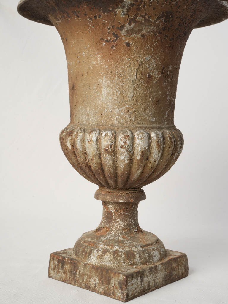 Timeworn classical style garden vases