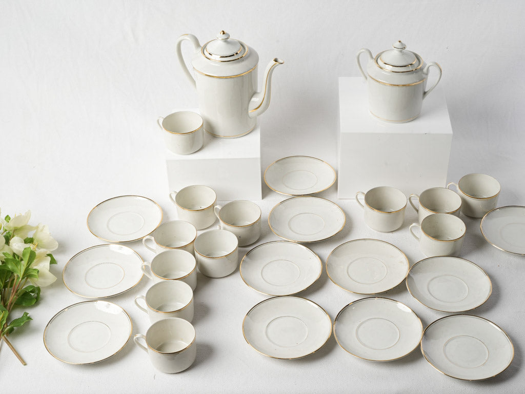 Classic vintage coffee ensemble