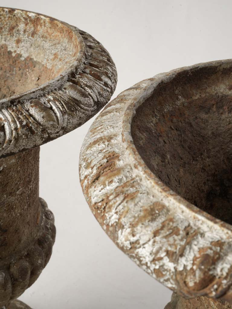 French Belle Époque cast urns