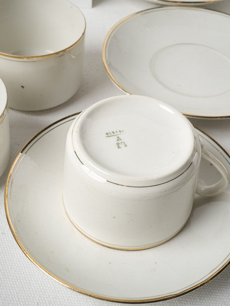 Sophisticated European porcelain set