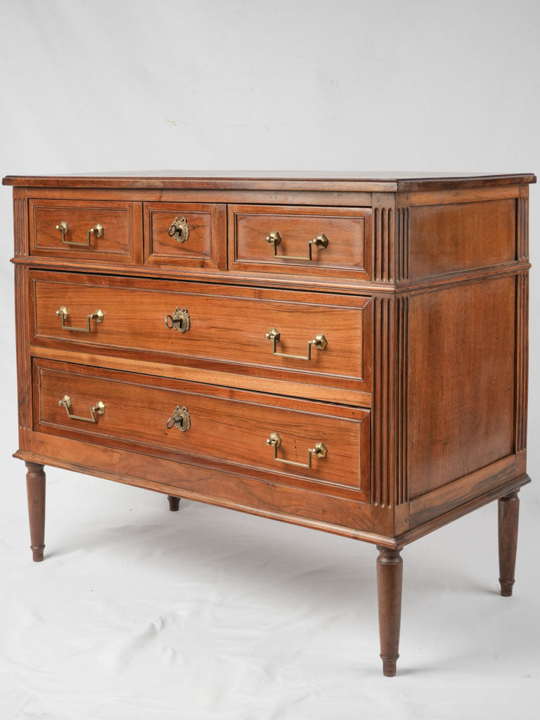Rare Louis XVI period mahogany commode
