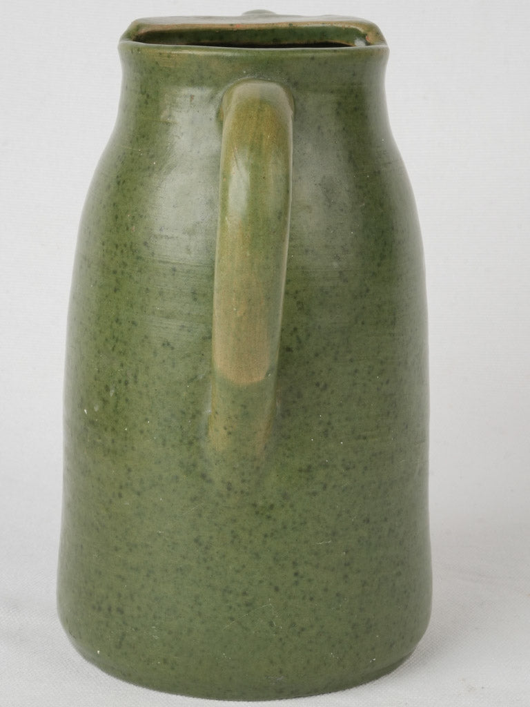 Matte glaze pottery pitcher
