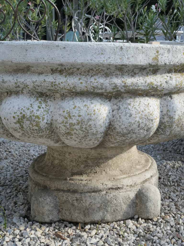 Elegant French coup-shaped planters