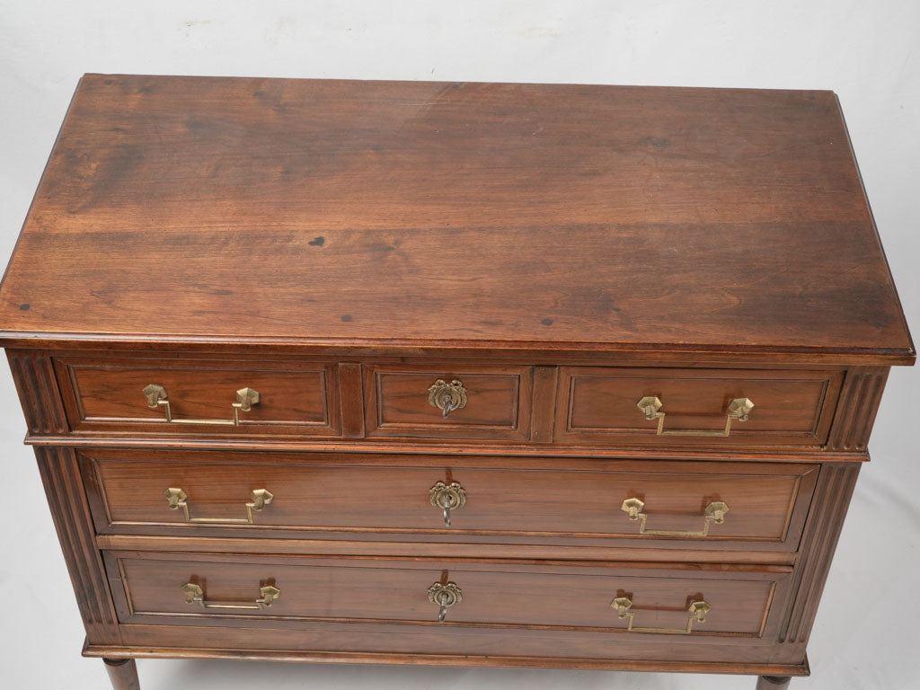 Stylish French bronze hardware commode