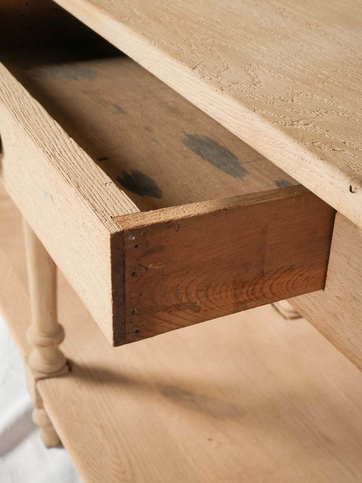 French oak entrance console