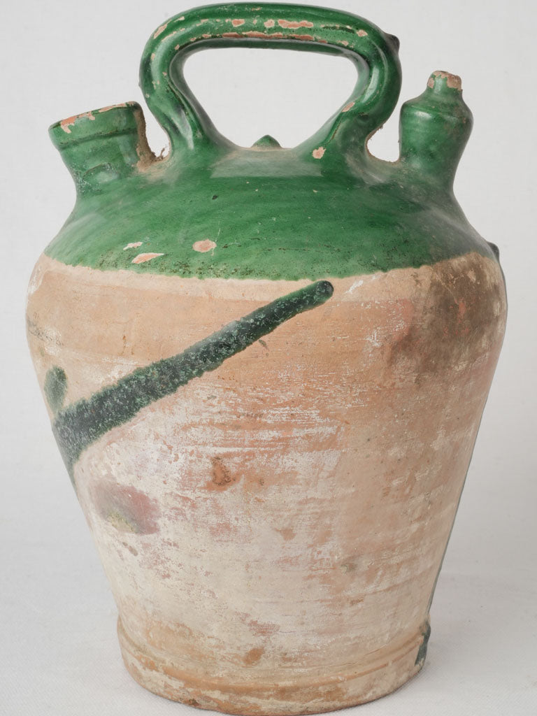 Beautifully crafted emerald green pottery