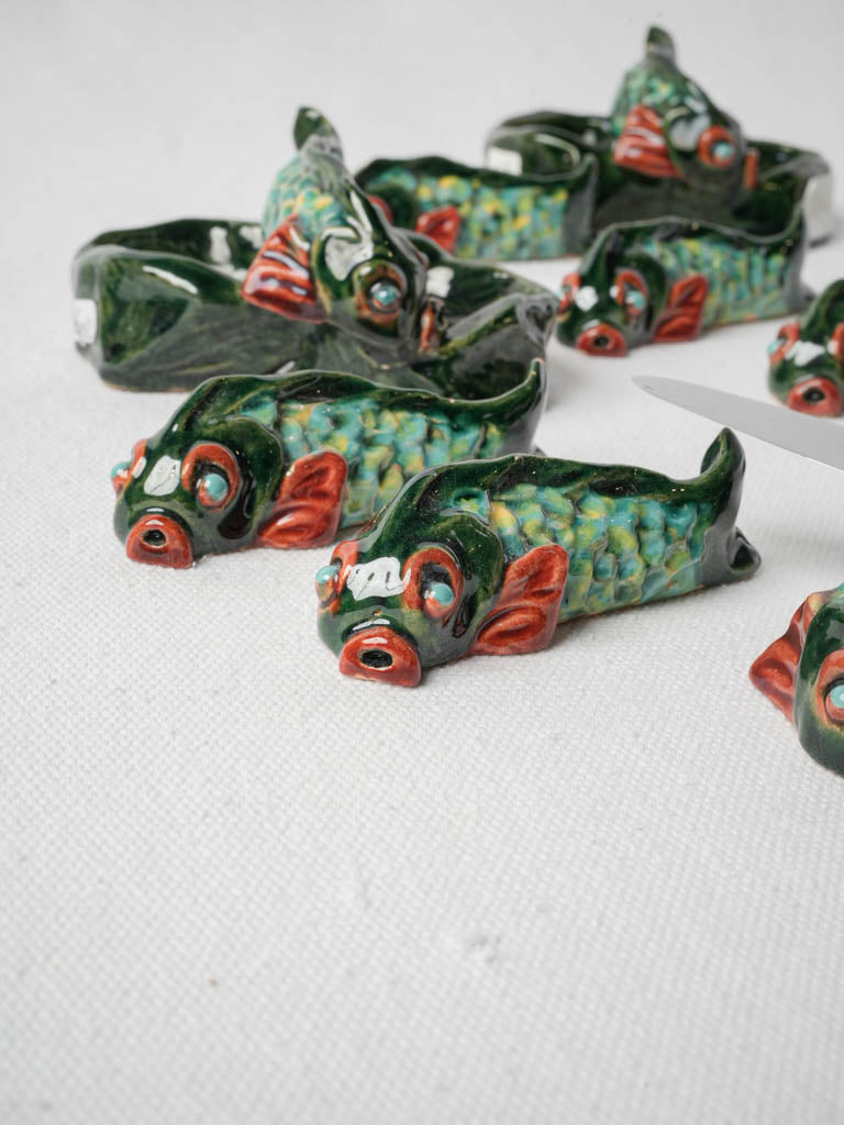 Historic French ceramic table accents