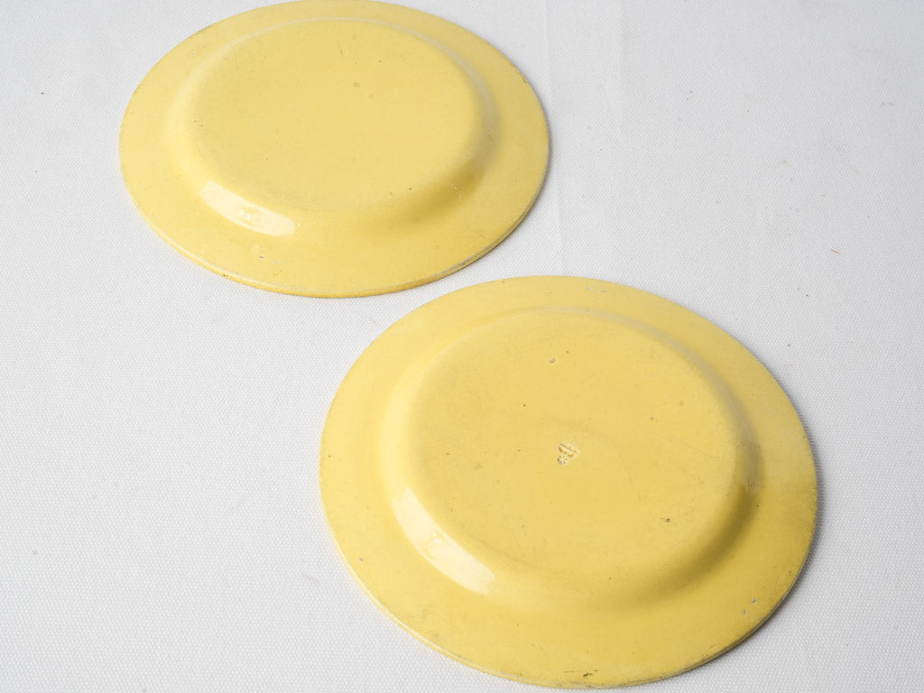 Exclusive canary yellow porcelain