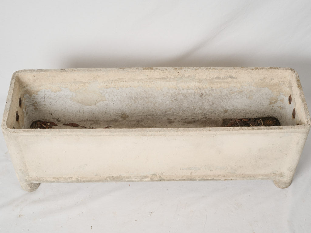 Rustic patina Maison floral troughs