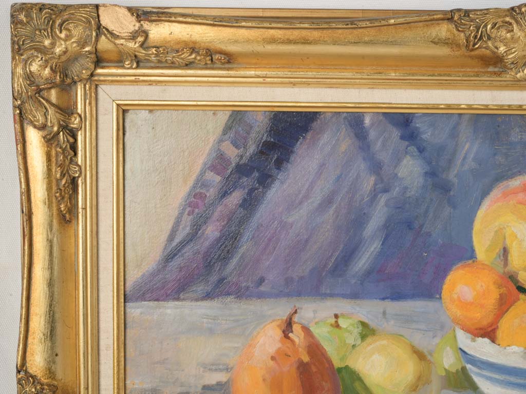 Faceted brushwork art painting