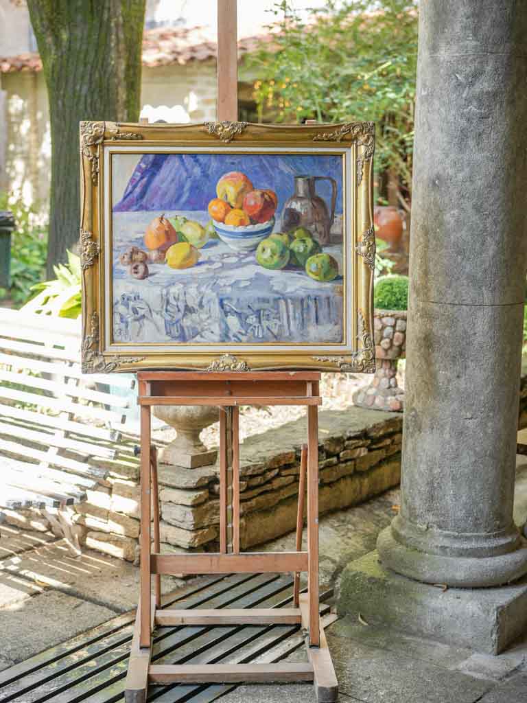Vintage Cézanne-inspired still life