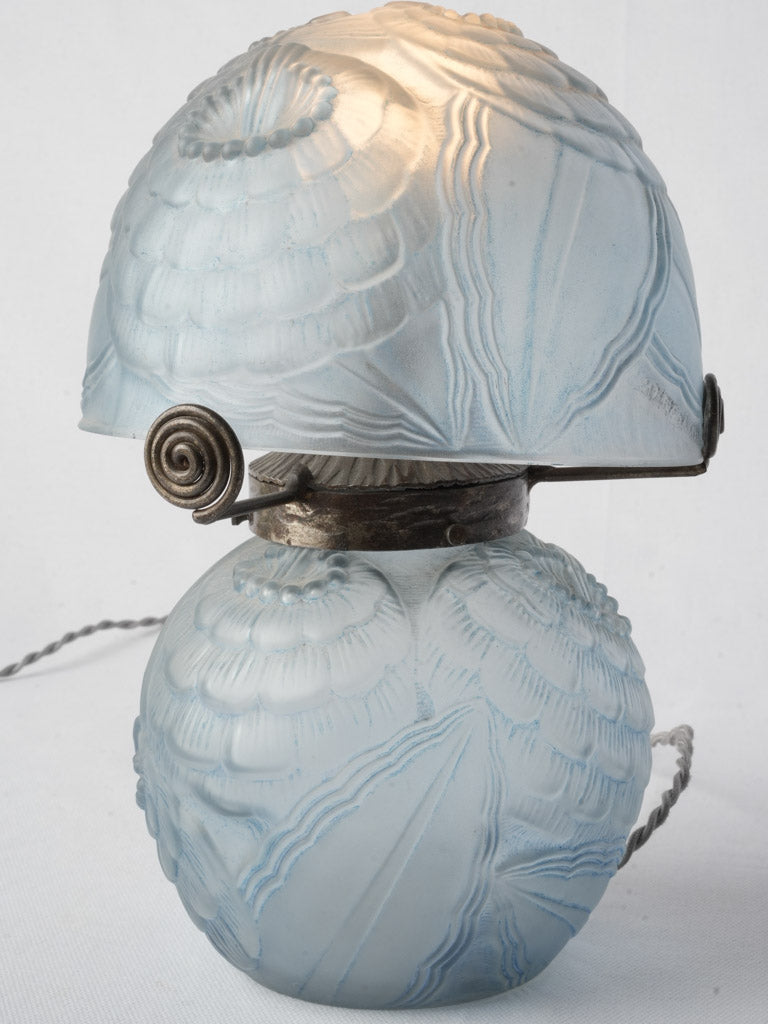 Elegant frosted glass lighting piece