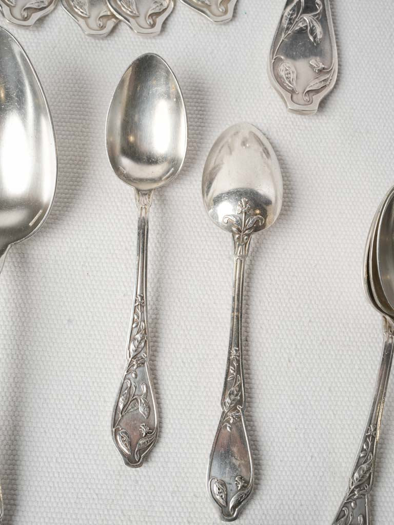 Authentic silver-plated dining cutlery