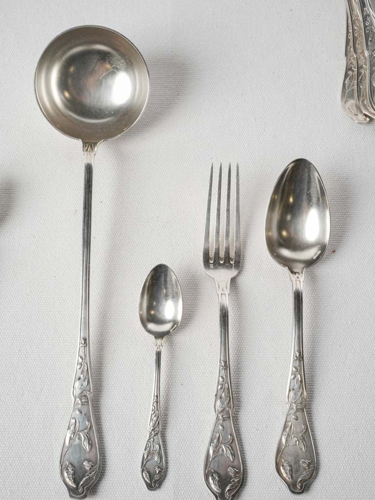 Elegant French craftsmanship dining utensils