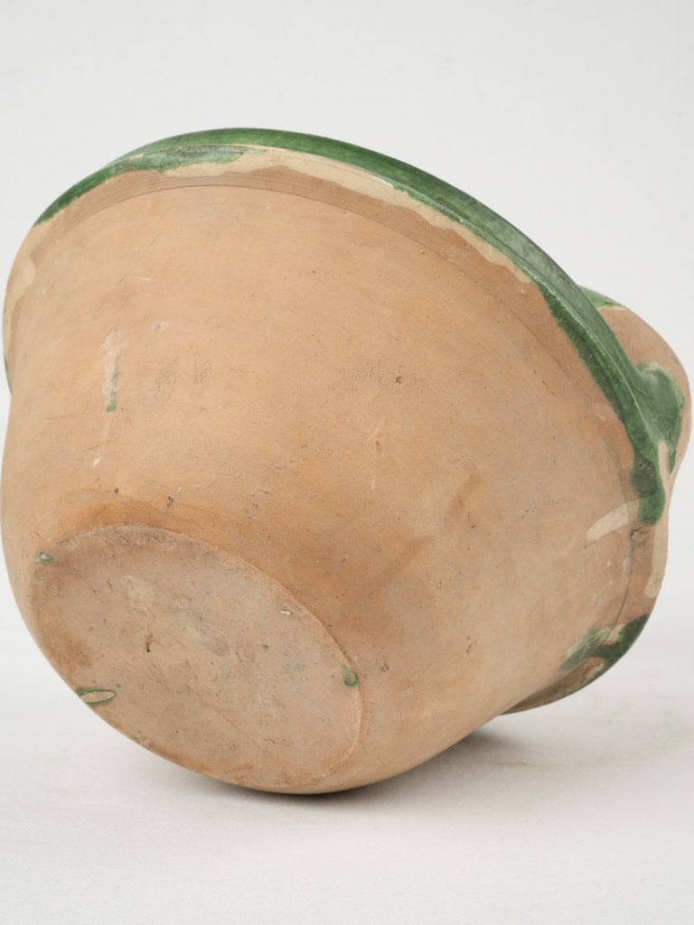 Classic solid terracotta French country kitchen pot
