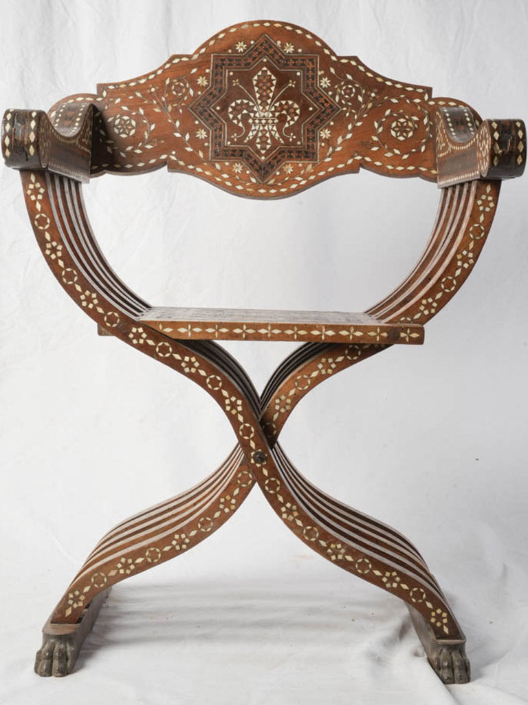 Elaborate Italian accent chair