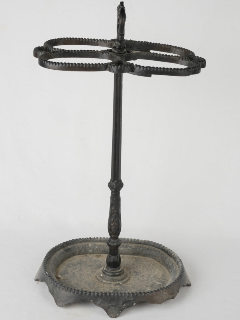 Restored ornate cast iron stand