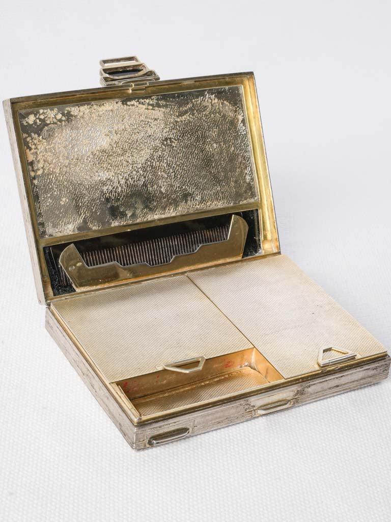 Elegant antique vermeil minaudière