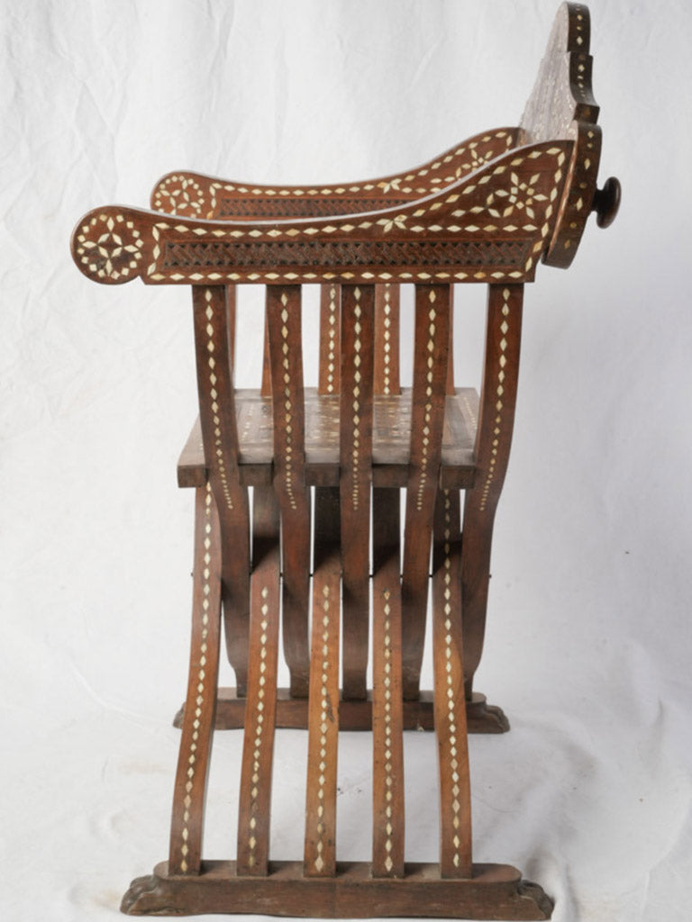 Decorative wooden Renaissance seating