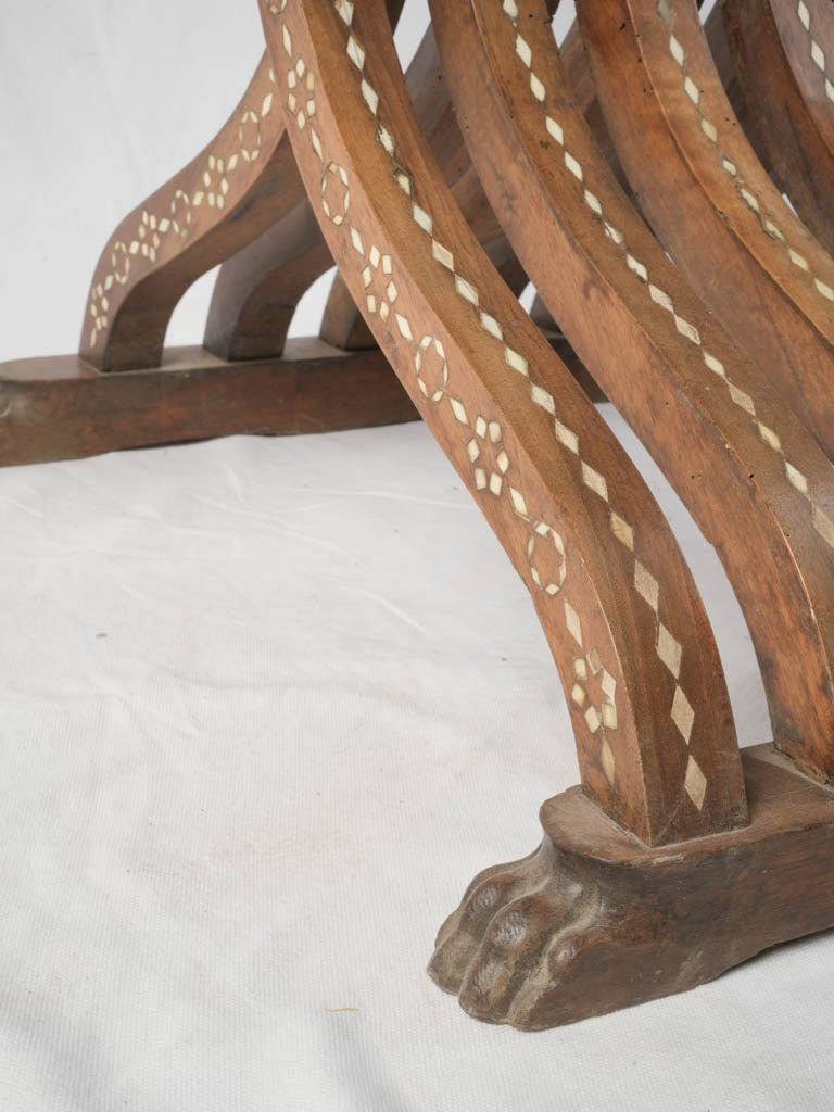 Elegant volute-armed seating