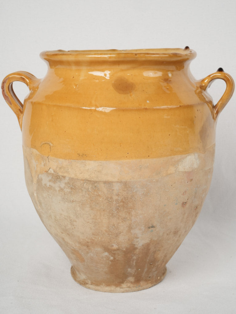 Provencal vintage French pottery vessel