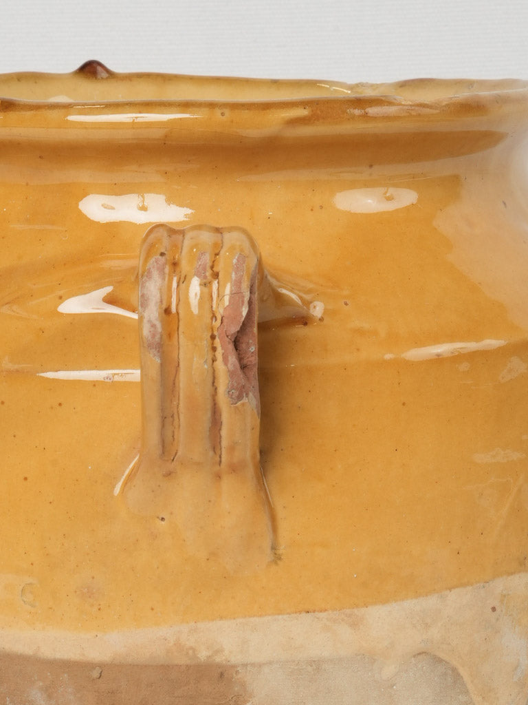 Time-honored practical rustic storage crock