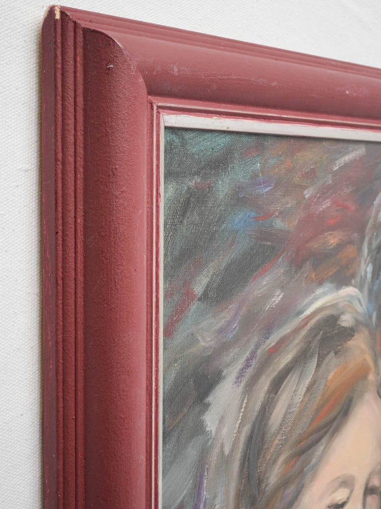 Subtle emotive signed art piece