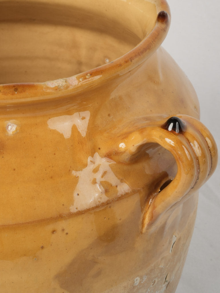 Antique French country-style decorative pot