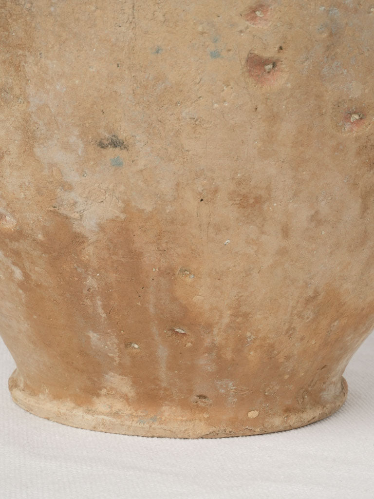 Vintage rustic French clay cooking pot
