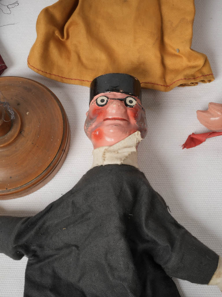 Classic ornate Guignol puppet theater