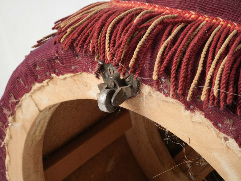 Bold Madeleine Castaing inspired stools