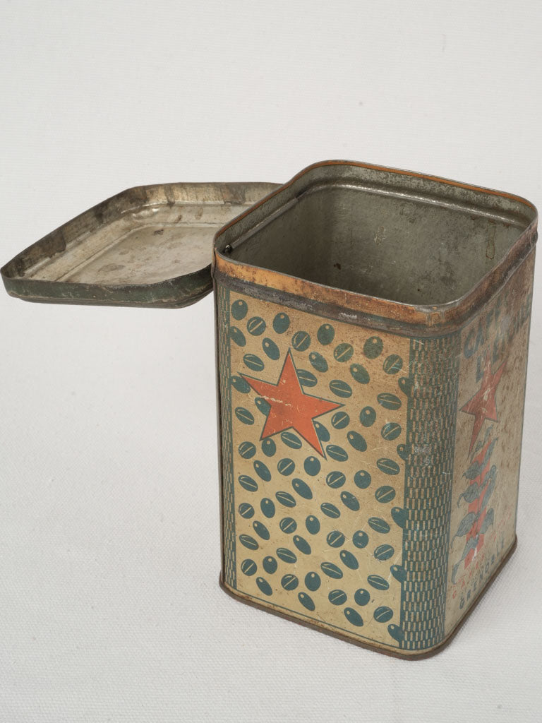 Elegant coffee plant theme container