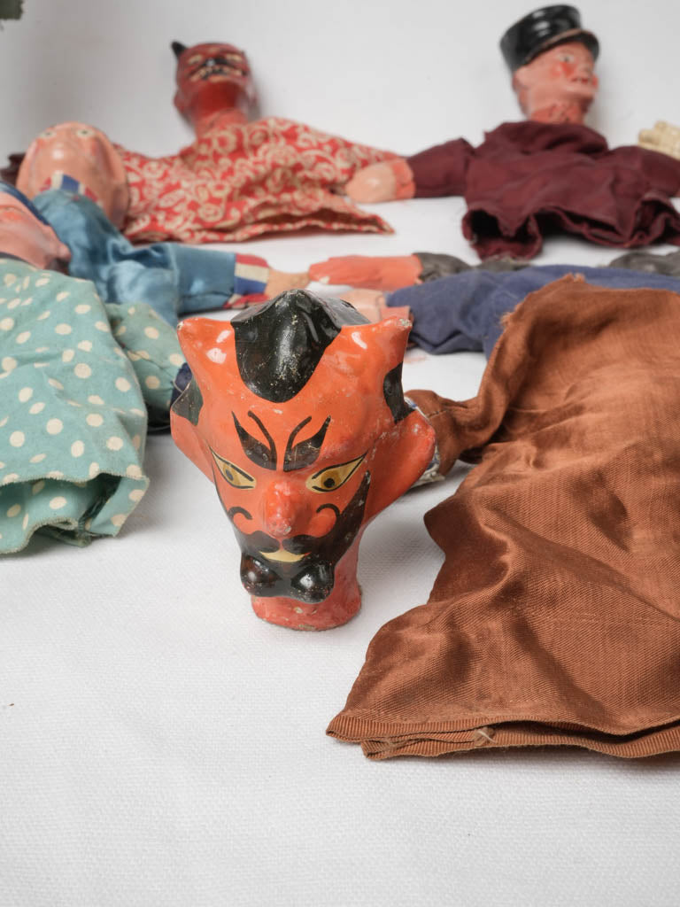 Unique early 1900s puppet set