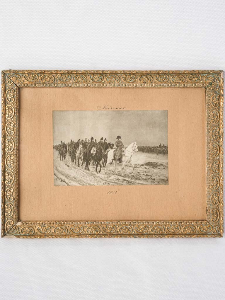 Napoleon with the Grande Armée - Engraving After Ernest Meissonier - 8" x 10¾"