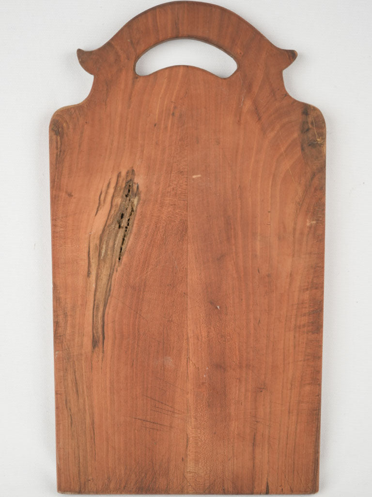 Rustic wooden cutting board artisanal