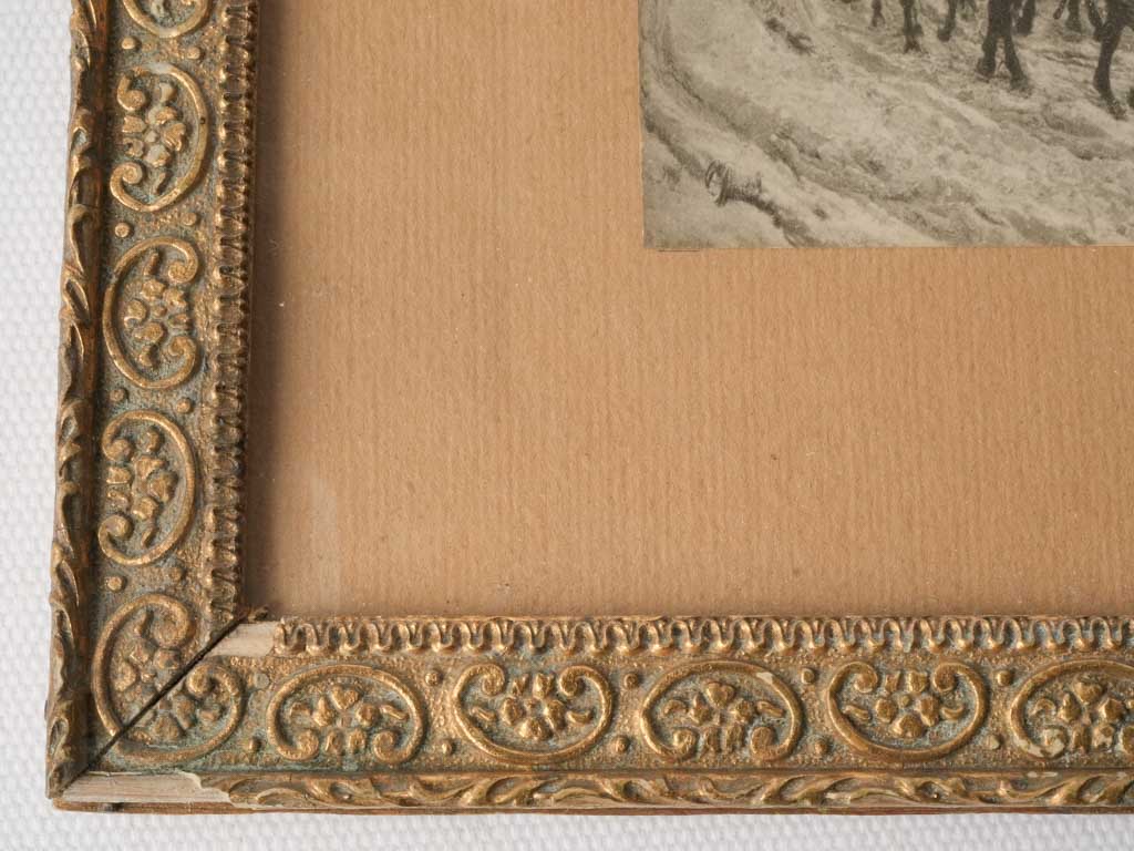 Napoleon with the Grande Armée - Engraving After Ernest Meissonier - 8" x 10¾"