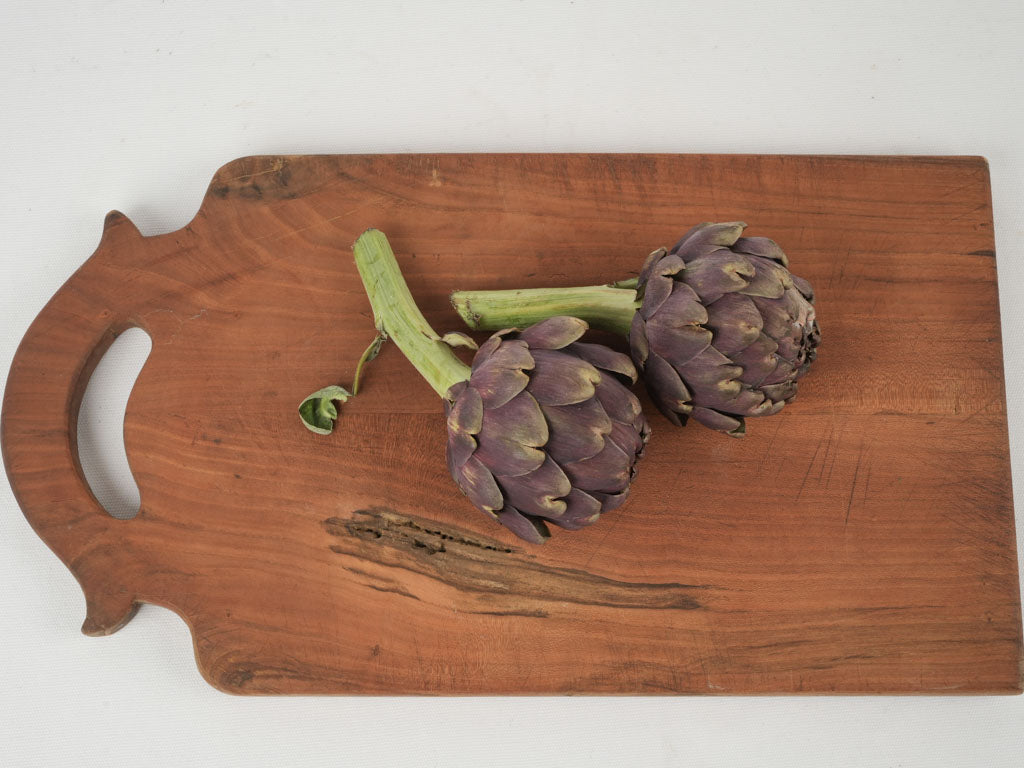 Artistic wooden cutting board crafted