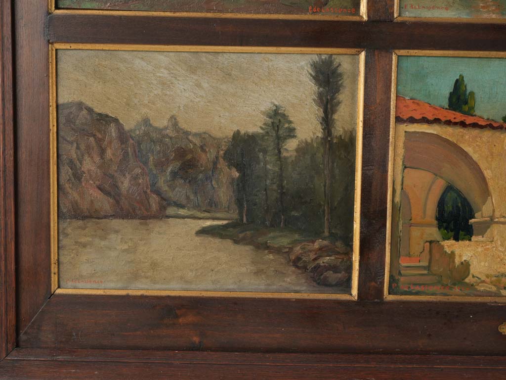 Timeless artistic craftsmanship hexaptych