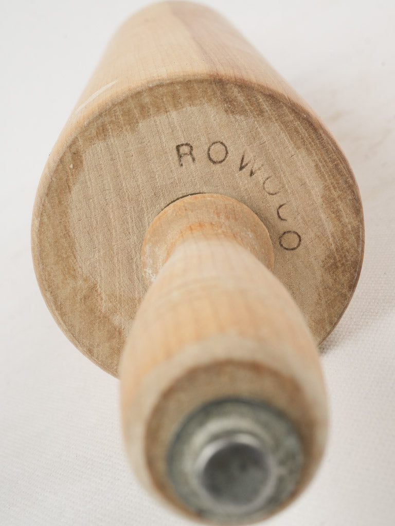 Solid, vintage Canadian rolling pin