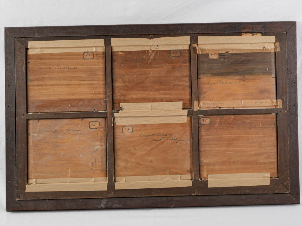 Elegant bespoke wooden framed painting