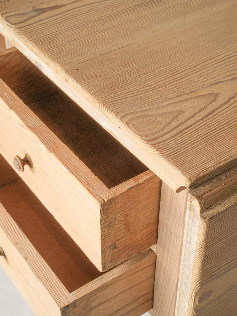 Utilitarian vintage French side table