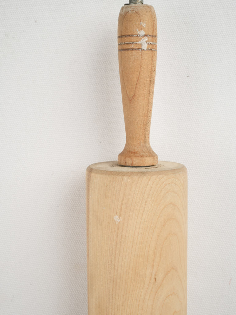 Seasoned, wooden French baking tool