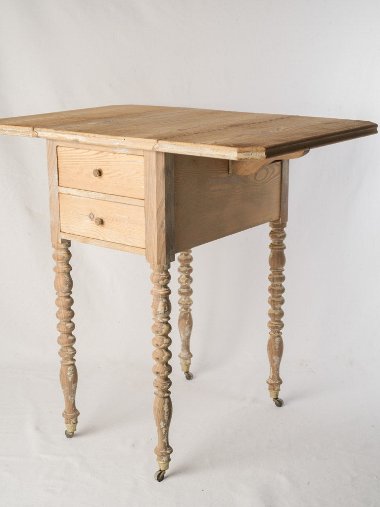 Charming pale honey wood nightstand