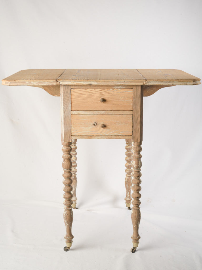 Eclectic French-style drop-leaf cabinet