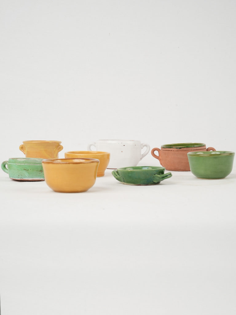 Charming whimsical miniature pottery collection