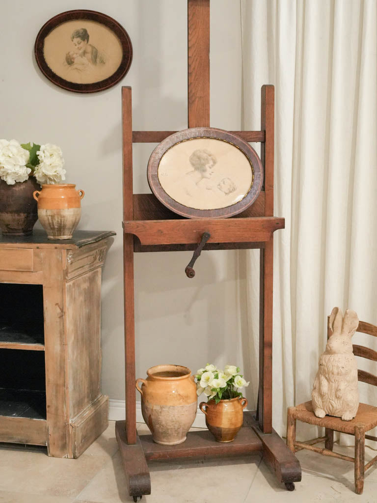 Early 1920s, mahogany framed art