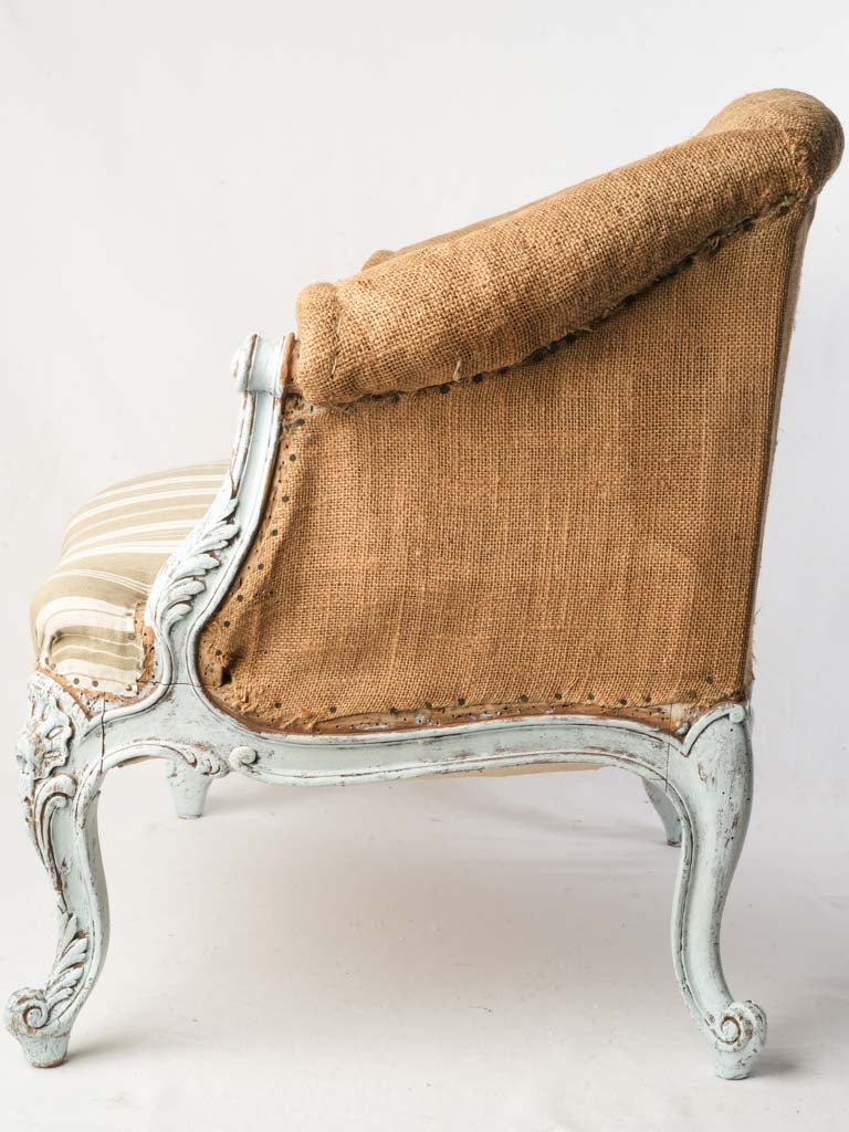 Charming Petite French Low Armchair in the Louis XV Style c. 1900 - 26¾"