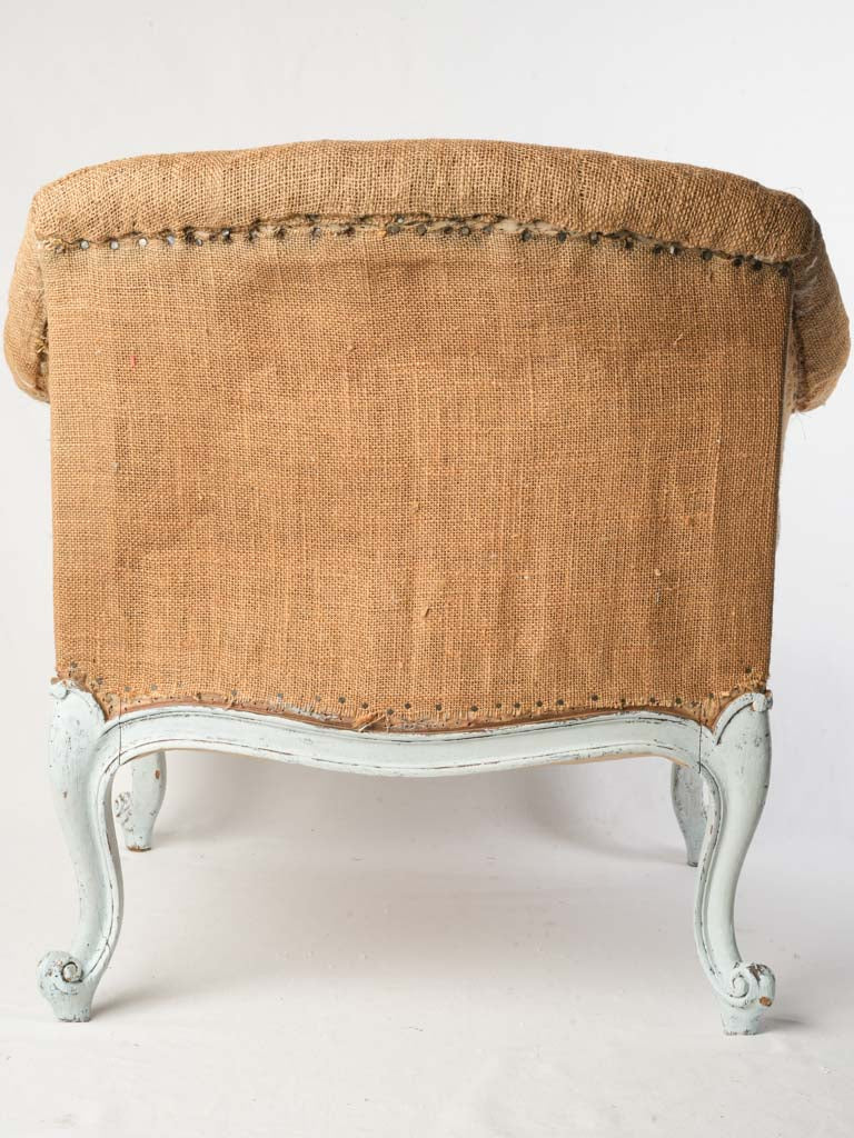 Charming Petite French Low Armchair in the Louis XV Style c. 1900 - 26¾"